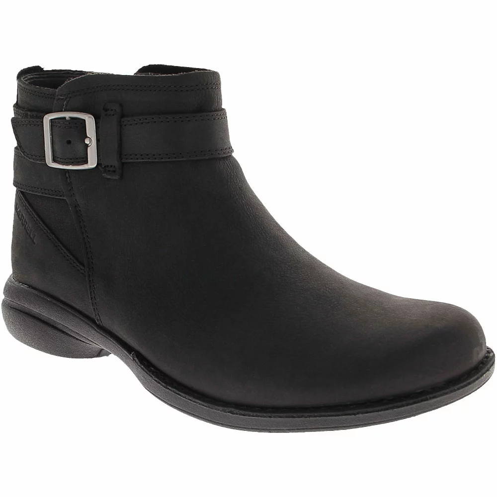 Merrell Andover Bluff Ankle Boots - Womens Black - Image 2