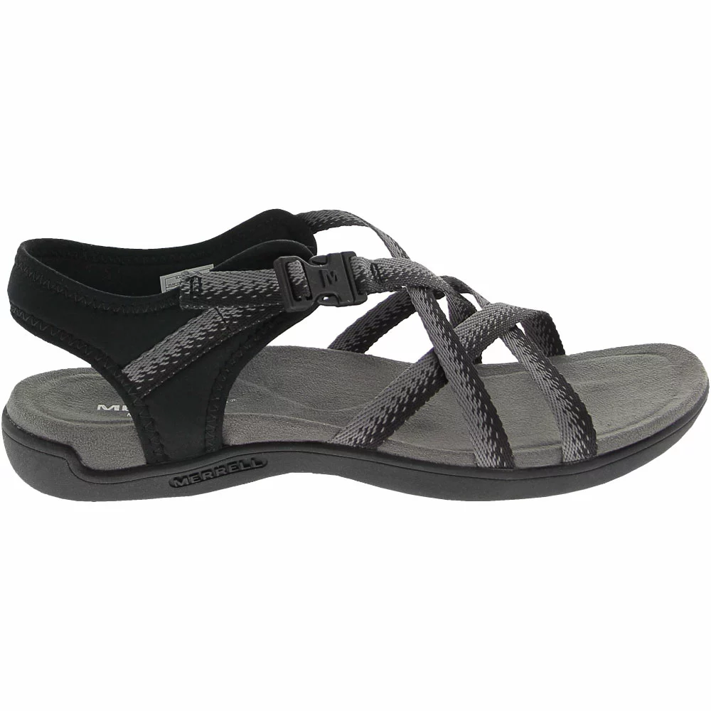 Merrell District Muri Lattice Sandals - Womens Black Grey