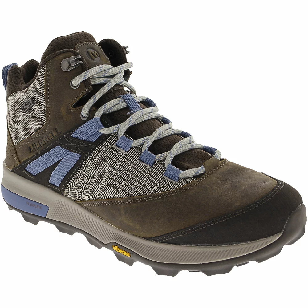 Merrell Zion Mid Hiking Boots - Womens Grey - Image 2