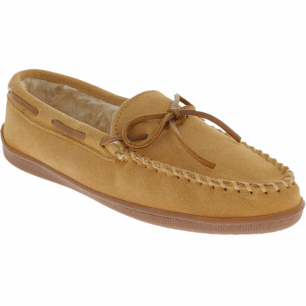 Minnetonka Moccasins Minnetonka Hardsole Slipper Slippers - Womens Tan - Image 2