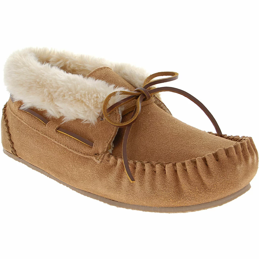 Minnetonka Moccasins Minnetonka Chrissy Slippers - Womens Cinnamon - Image 2
