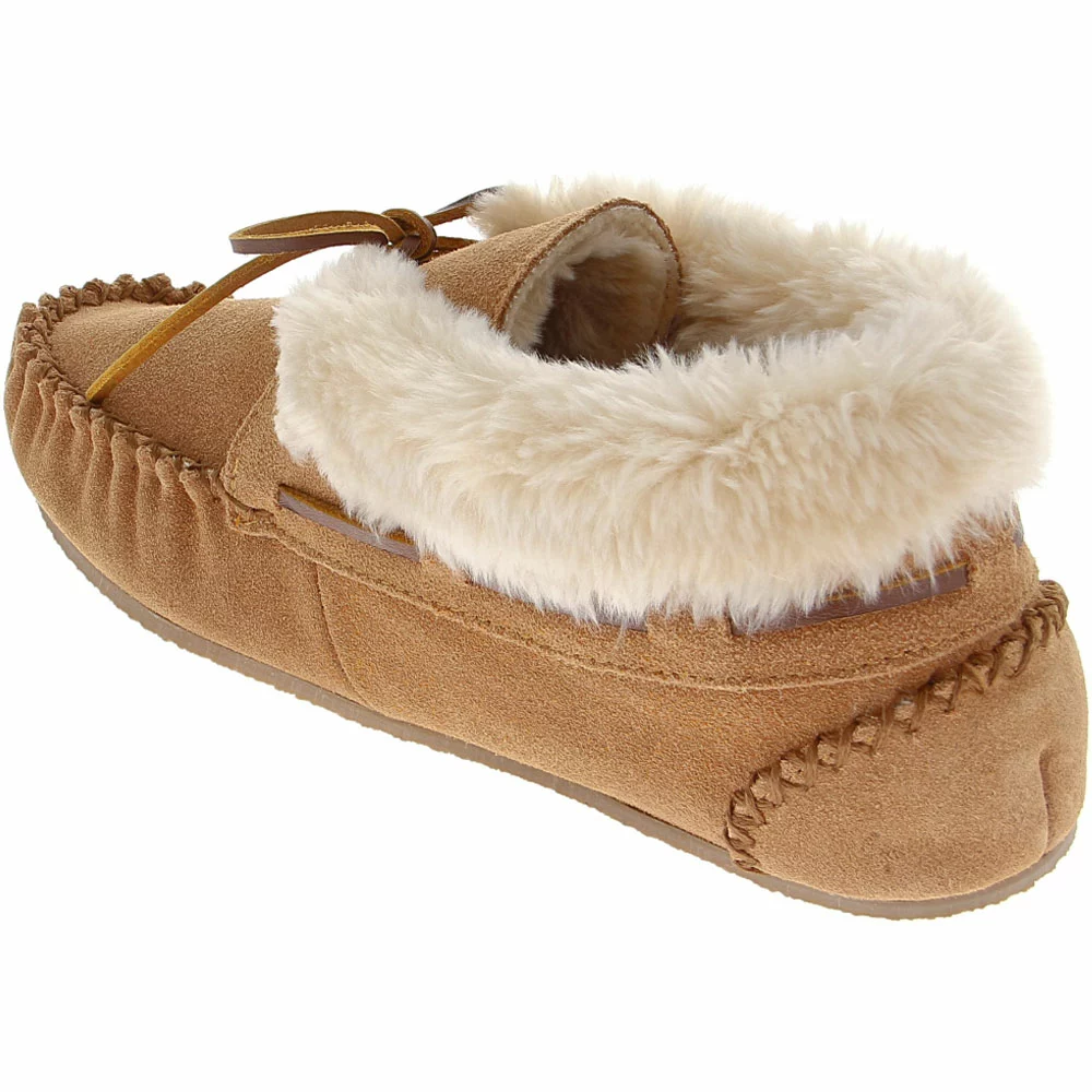 Minnetonka Moccasins Minnetonka Chrissy Slippers - Womens Cinnamon - Image 3