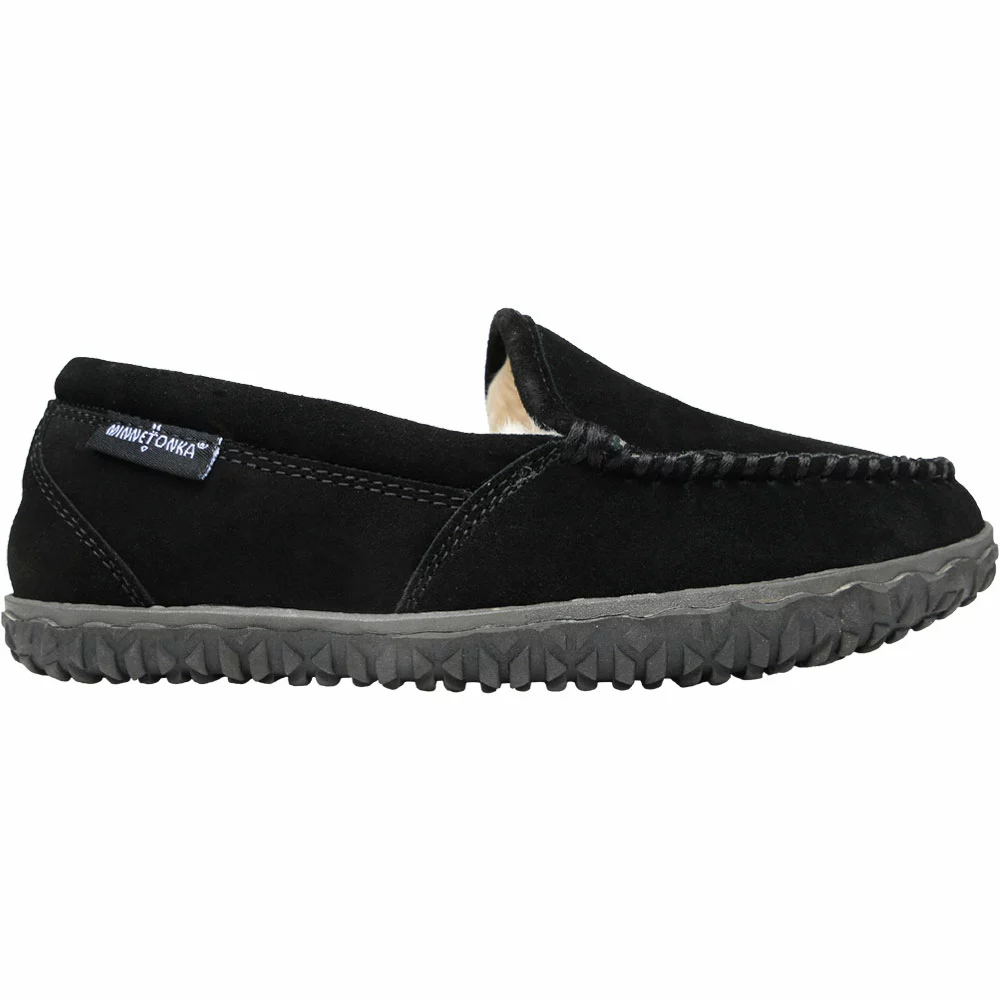 Minnetonka Moccasins Minnetonka Tempe Slippers - Womens Black
