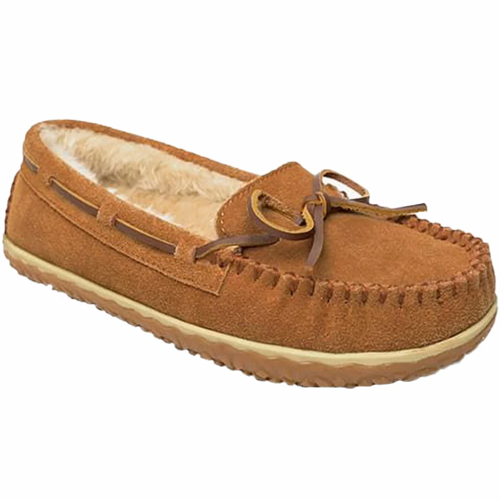 Minnetonka Moccasins Minnetonka Tilia Slippers - Womens Brown - Image 2