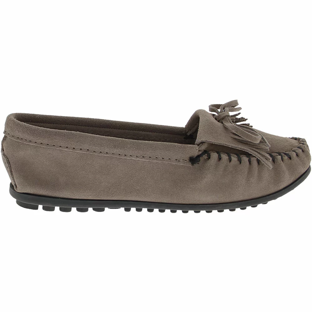 Minnetonka Moccasins Minnetonka Kilty Slippers - Womens Grey