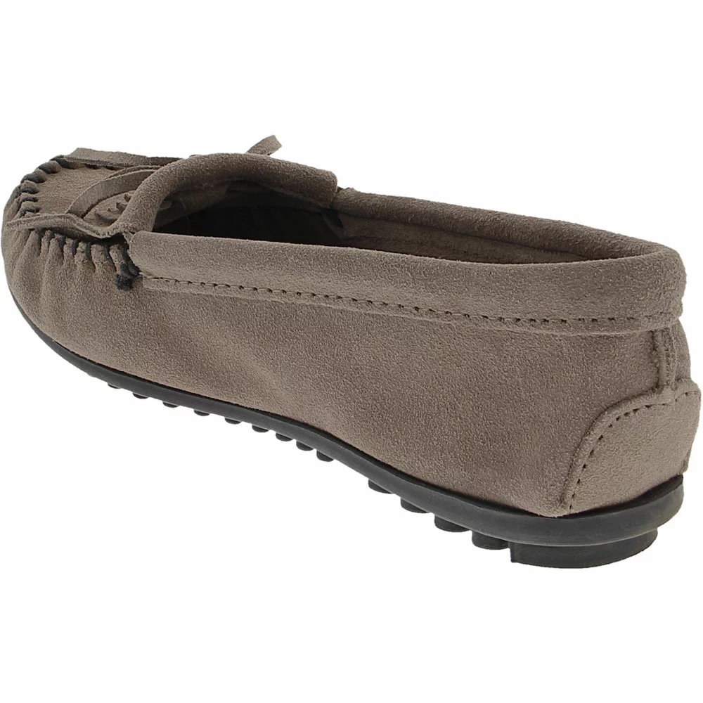 Minnetonka Moccasins Minnetonka Kilty Slippers - Womens Grey - Image 3