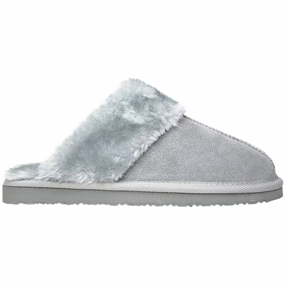 Minnetonka Moccasins Minnetonka Chesney Slippers - Womens Ice Grey