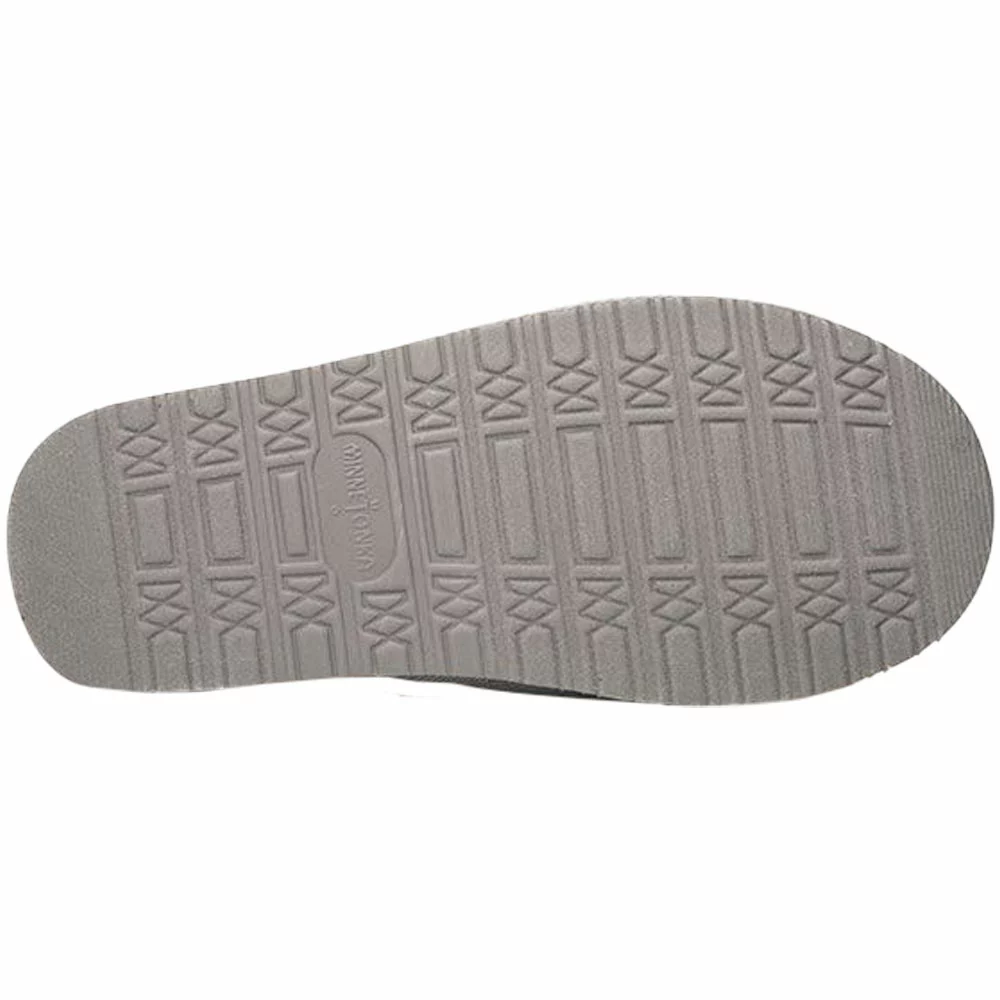 Minnetonka Moccasins Minnetonka Chesney Slippers - Womens Ice Grey - Image 4