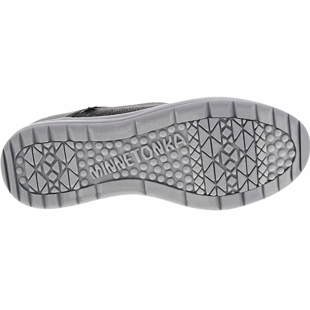 Minnetonka Moccasins Minnetonka Eco Anew Walking Shoes - Womens Grey - Image 4