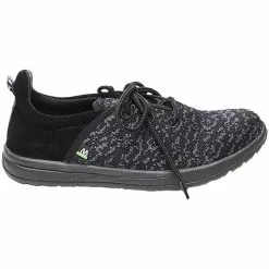 Minnetonka Moccasins Minnetonka Eco Anew Walking Shoes - Womens Black Black Black