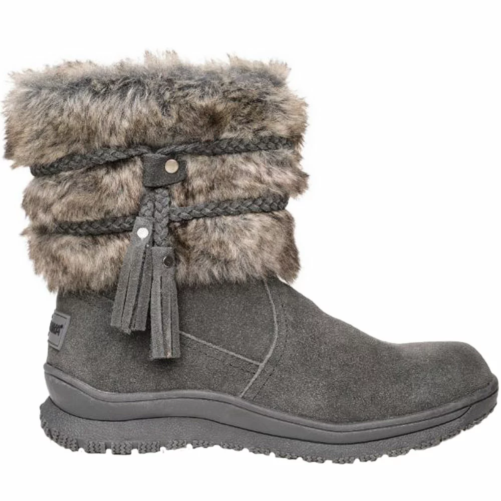 Minnetonka Moccasins Minnetonka Everett Winter Boots - Womens Charcoal