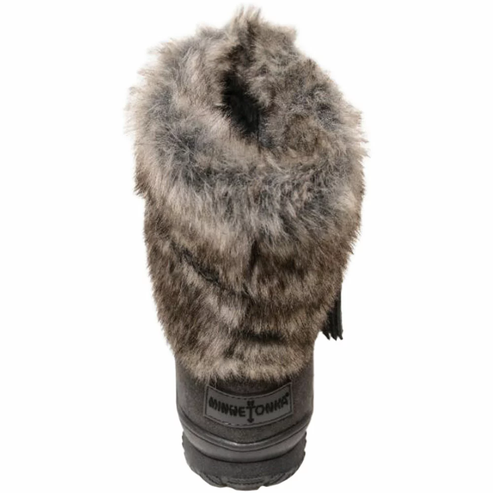 Minnetonka Moccasins Minnetonka Everett Winter Boots - Womens Charcoal - Image 3
