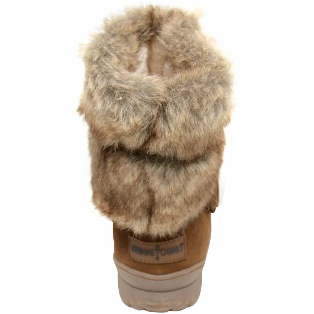 Minnetonka Moccasins Minnetonka Everett Winter Boots - Womens Dusty Brown - Image 3