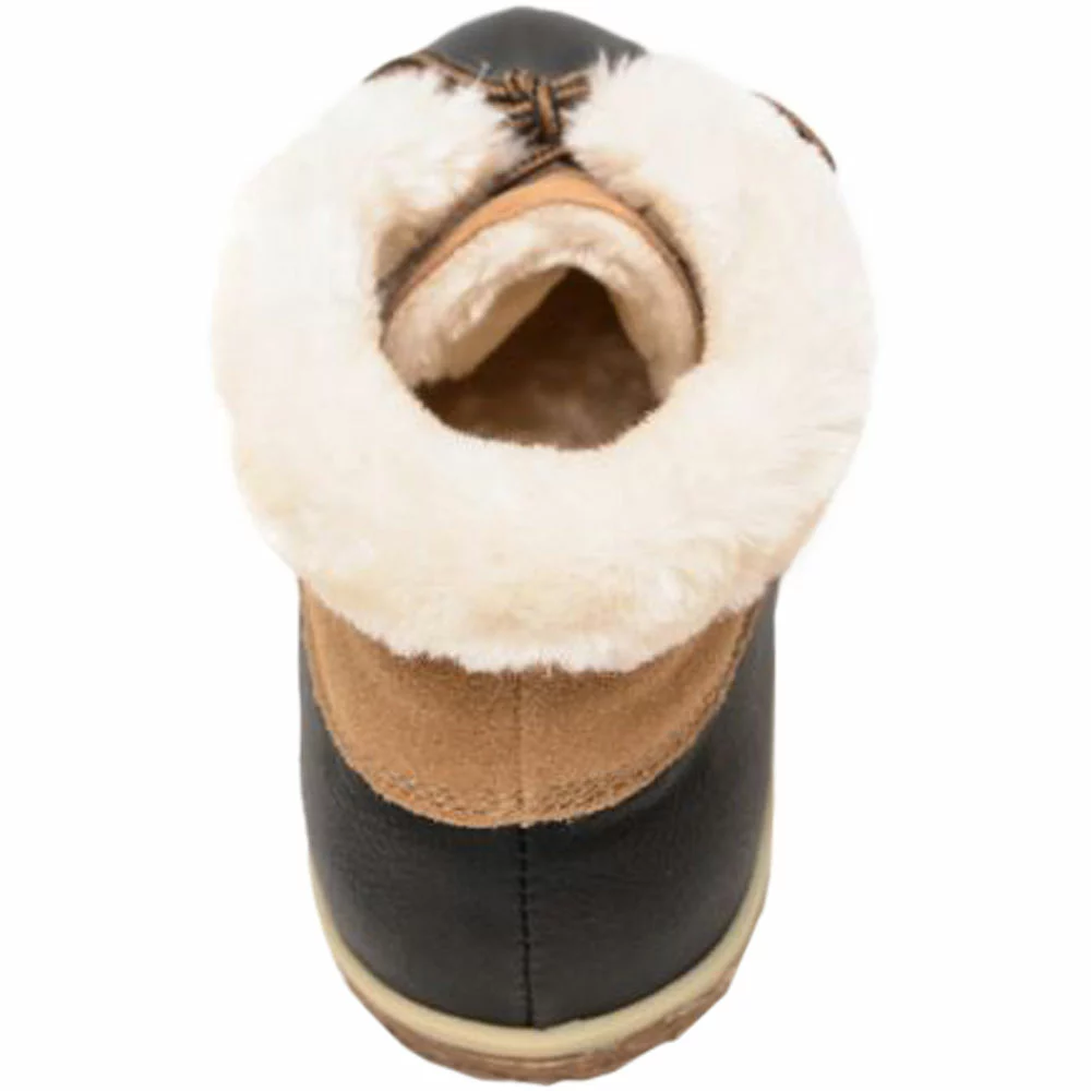 Minnetonka Moccasins Minnetonka Tega Winter Boots - Womens Black Tan - Image 3