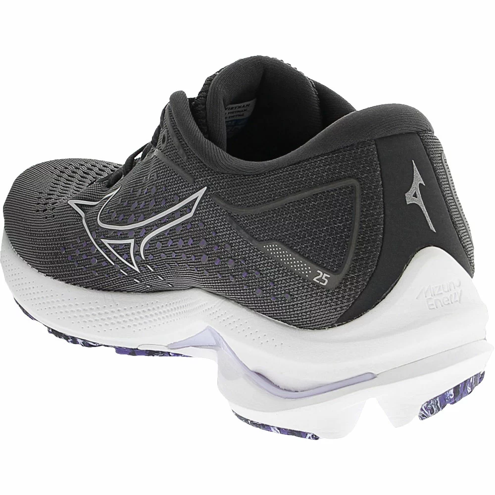 Mizuno Wave Rider 25 Womens Running Shoes Charcoal - Image 3