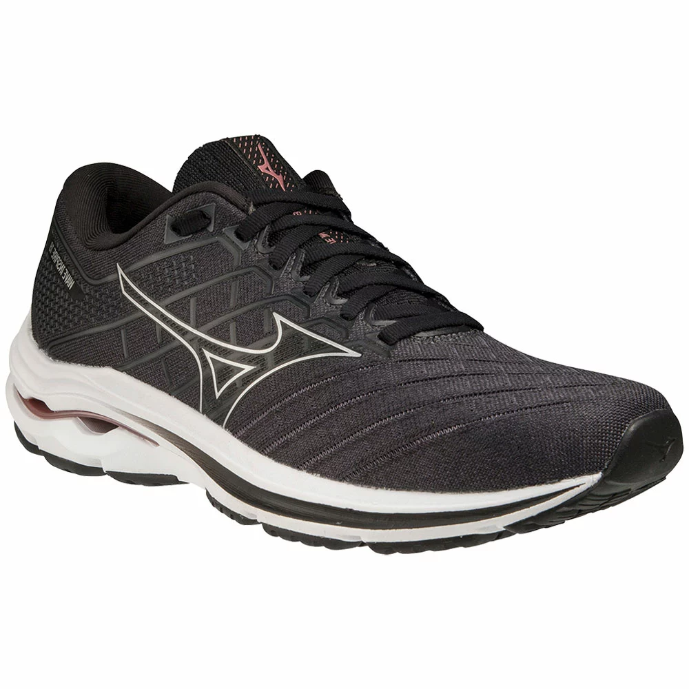 Mizuno Inspire 18 Running Shoes - Womens Black - Image 2