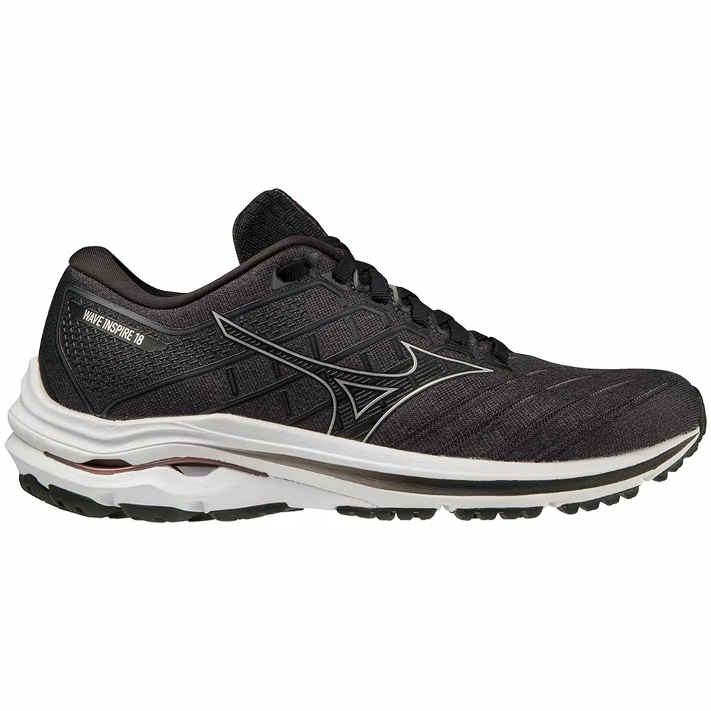 Mizuno Inspire 18 Running Shoes - Womens Black
