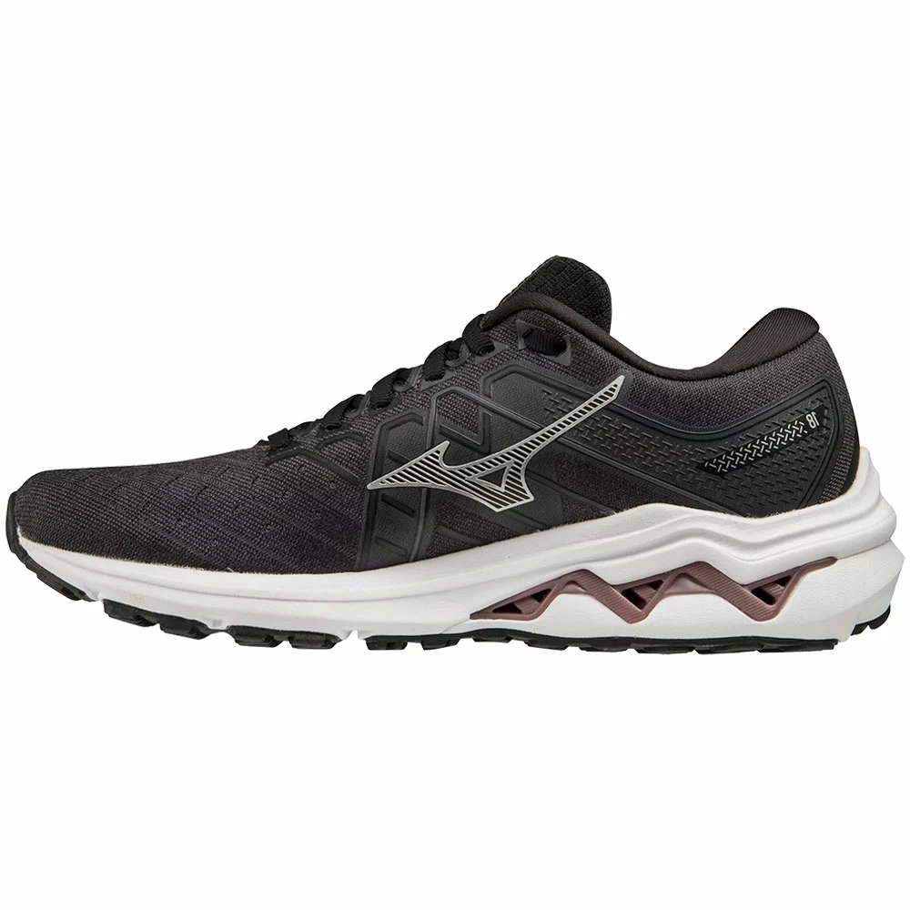 Mizuno Inspire 18 Running Shoes - Womens Black - Image 3