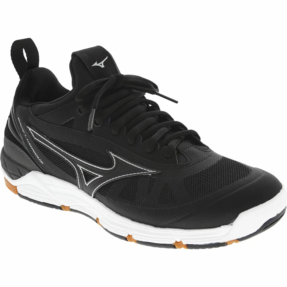 Mizuno Wave Luminous Volleyball Shoes - Womens Black Grey - Image 2