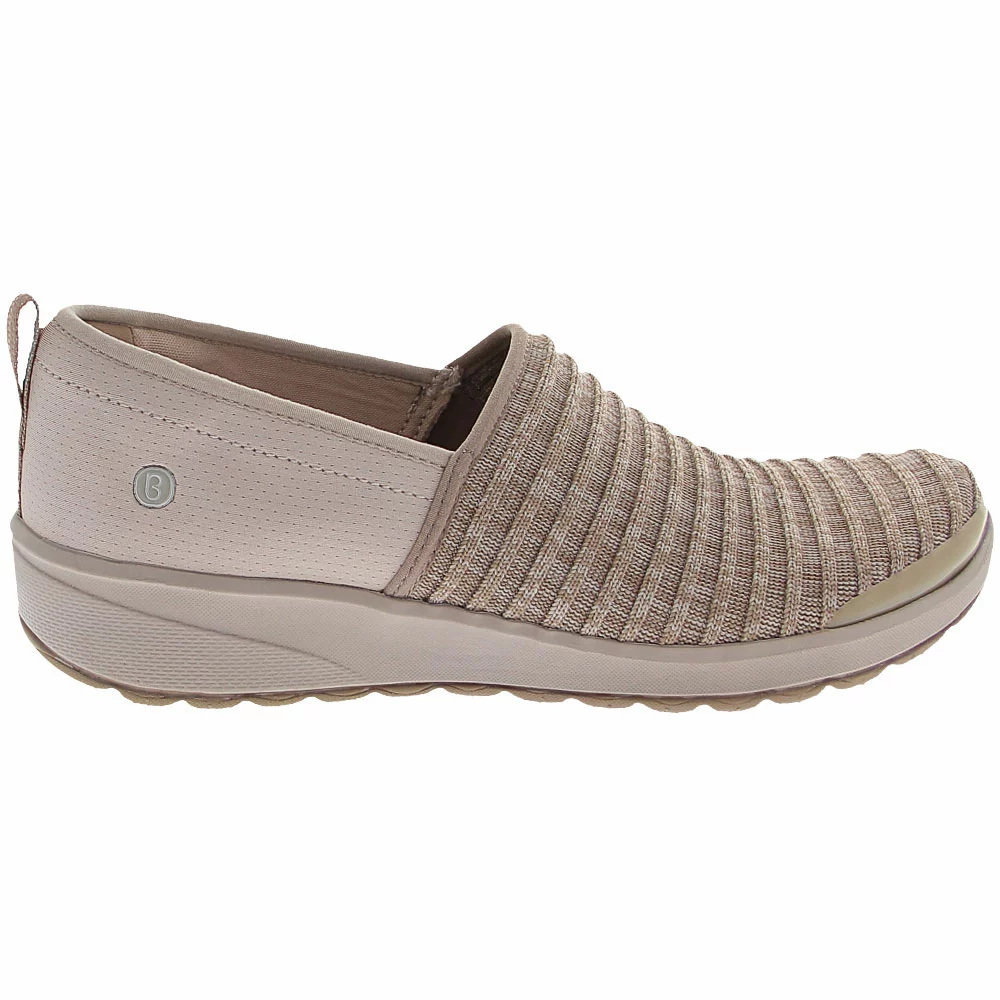 BZees Glee Slip On Casual Shoes - Womens Tan