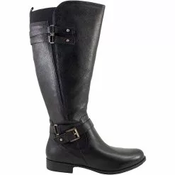 Naturalizer Jackie Wide Calf Tall Dress Boots - Womens Black