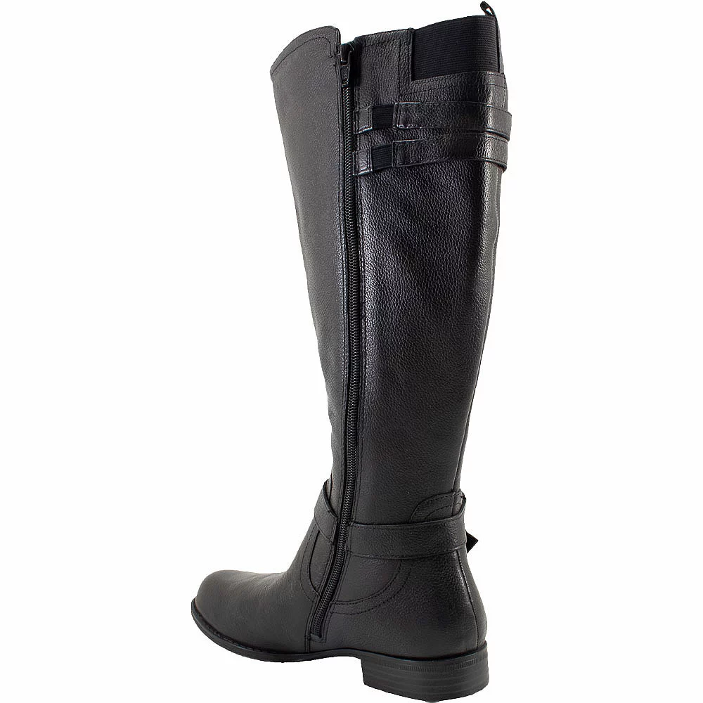 Naturalizer Jackie Wide Calf Tall Dress Boots - Womens Black - Image 3
