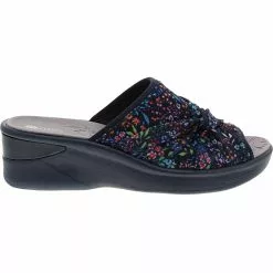 BZees Smile II Sandals - Womens Navy