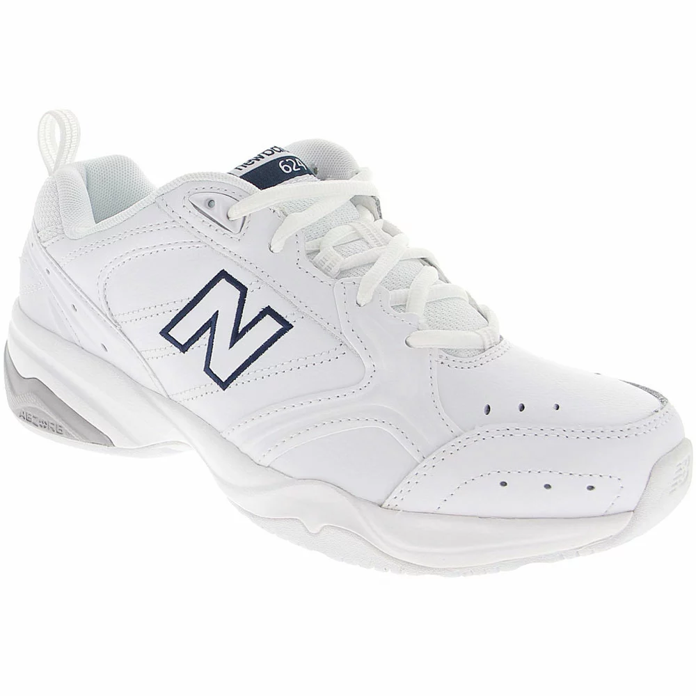 New Balance 624 Training Shoes - Womens White - Image 2