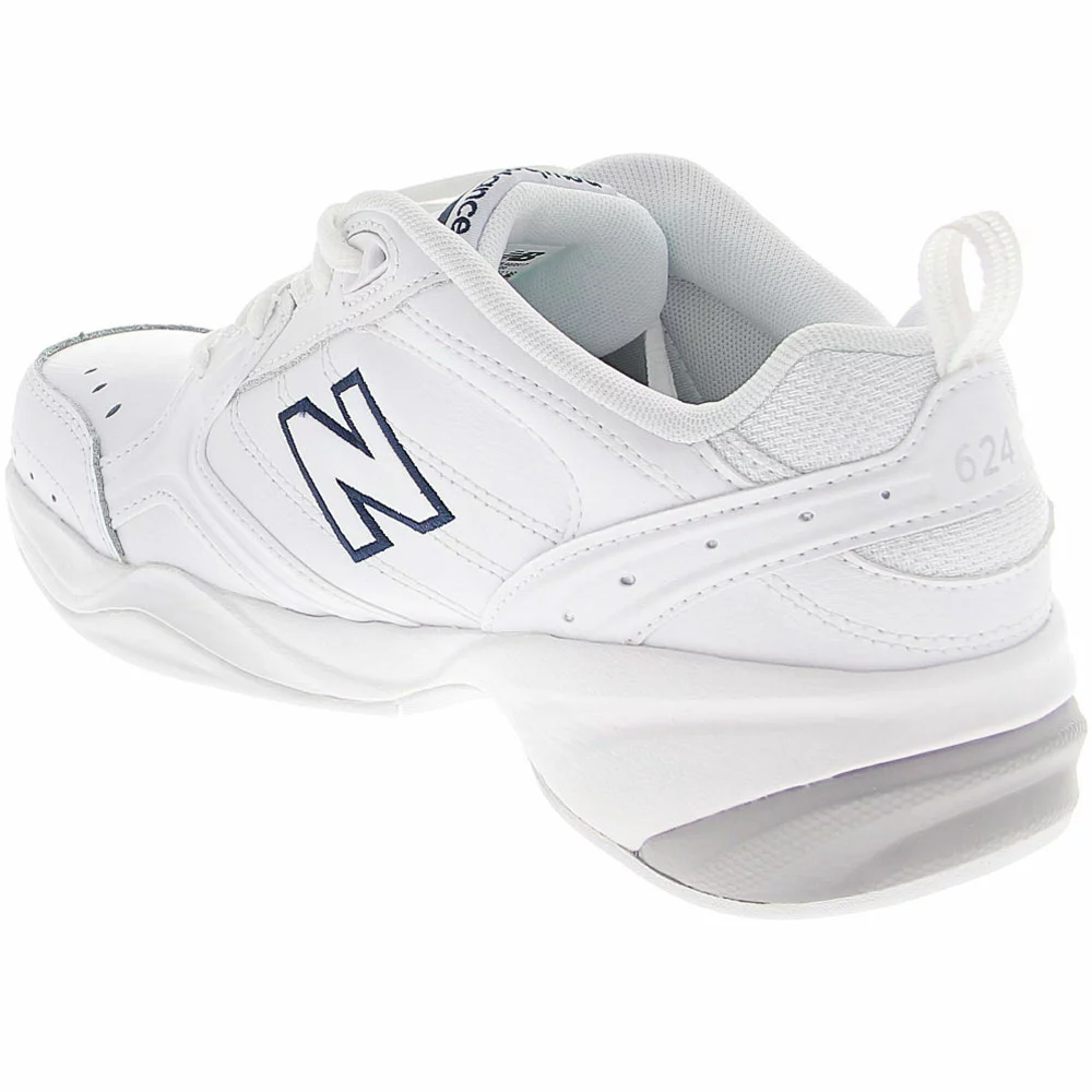 New Balance 624 Training Shoes - Womens White - Image 3