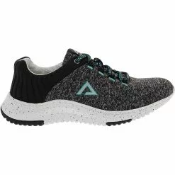 Nurse Mates Elin Walking Shoes - Womens Black Grey Turquoise