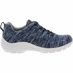 Nurse Mates Tabor Walking Shoes - Womens Navy Woven