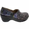 Nurse Mates Bryar Clog Duty Shoes - Womens Mosaic Paisley
