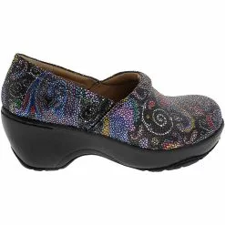 Nurse Mates Bryar Clog Duty Shoes - Womens Mosaic Paisley