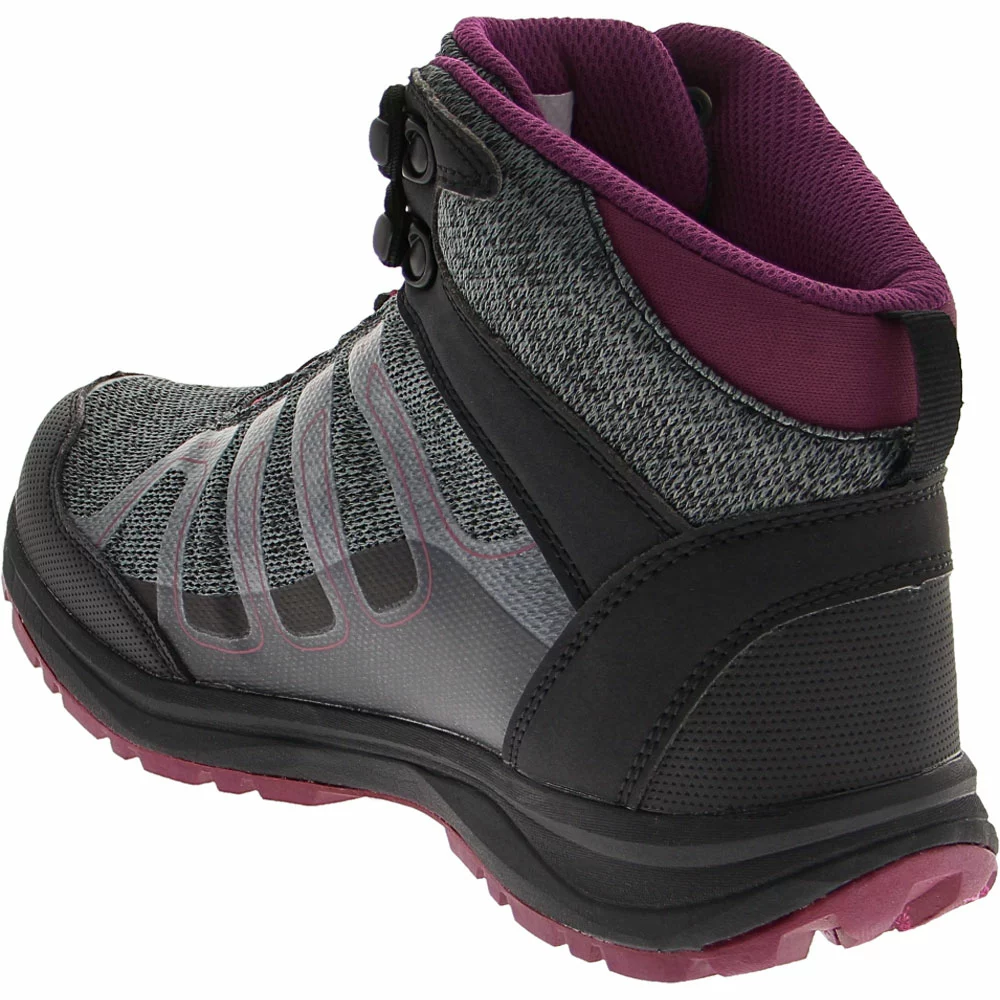 Northside Gamma Mid Wp Hiking Boots - Womens Gray Wine - Image 3
