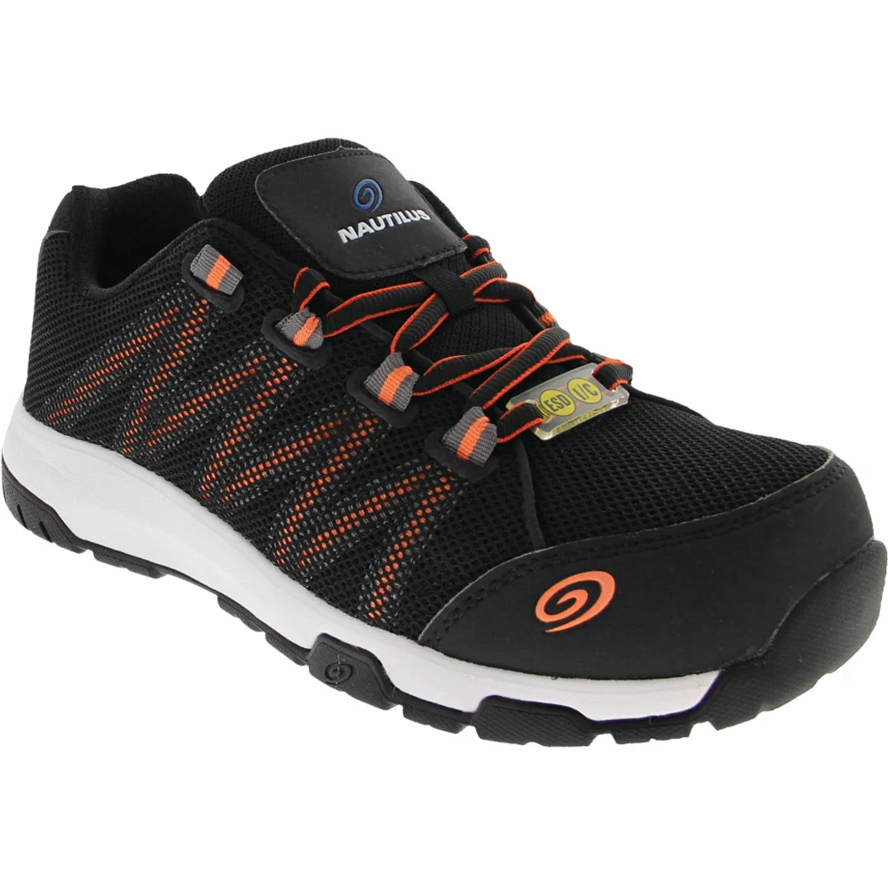 Nautilus Accelerator Composite Toe Work Shoes - Womens Black - Image 2
