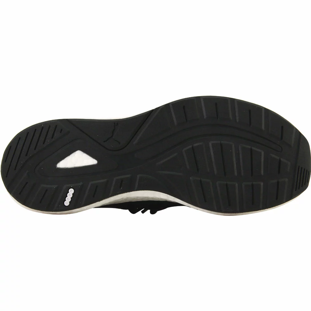 Puma Nrgy Neko Knit Running Shoes - Womens Black Pink - Image 4