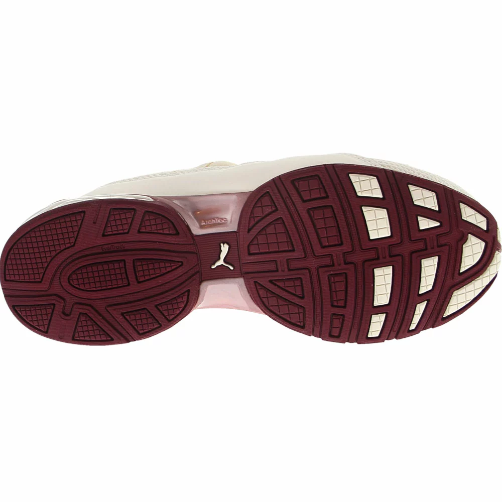 Puma Raize Prowl Femme Womens Lifestyle Shoes Cream Rose Gold Burgundy - Image 4