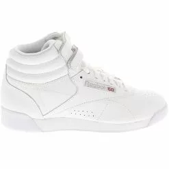 Reebok Freestyle Hi Athletic Shoes - Womens White Grey