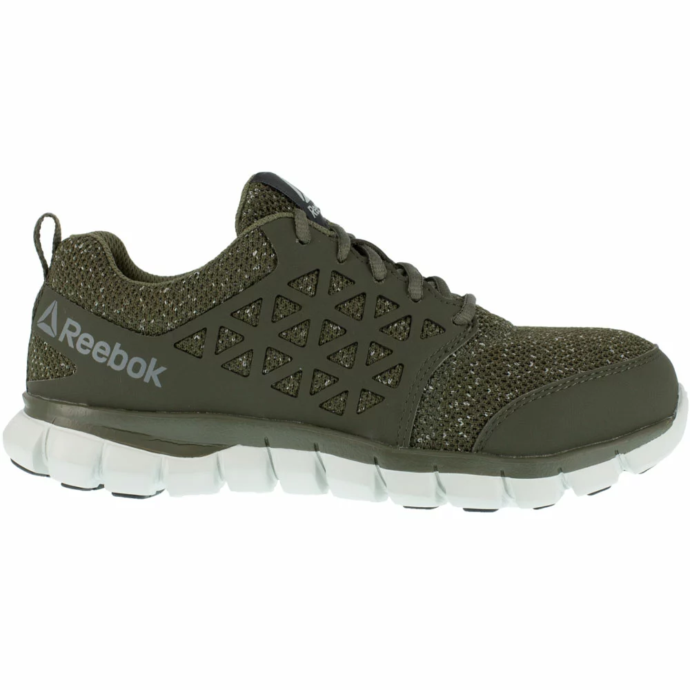 Reebok Work Sublite Eh Steel Toe Work Shoes - Womens Olive