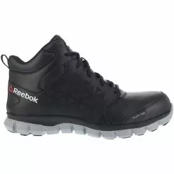 Reebok Work RB142 Womens Sublite Mid Alloy Toe Work Shoes Black