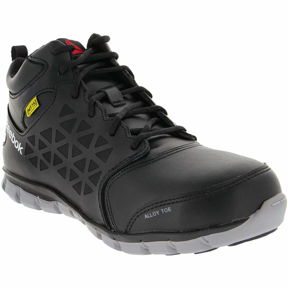 Reebok Work Sublite Mid RB143 Womens Safety Metguard Black - Image 2