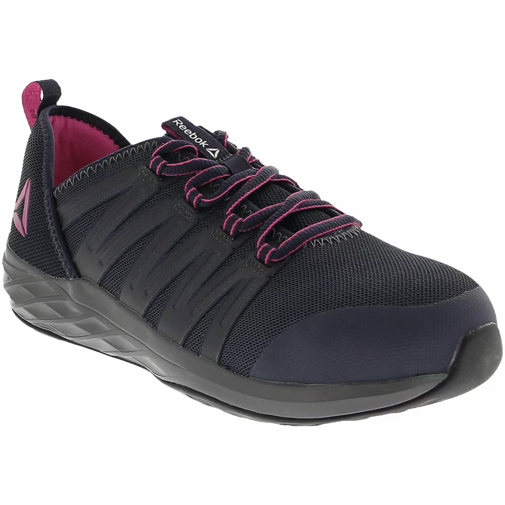 Reebok Work RB398 Astroride Womens Comp Toe Work Shoes Navy - Image 2