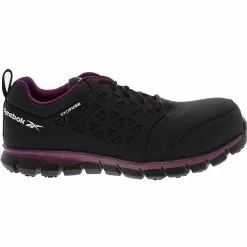 Reebok Work Sublite RB492 Leather Safety Toe Womens Work Shoes Black