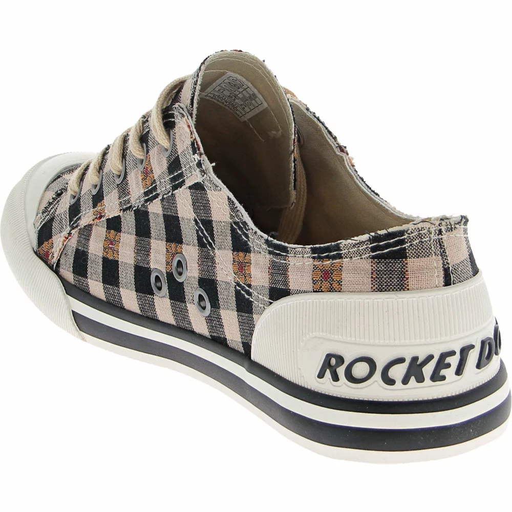 Rocket Dog Jazzin Lifestyle Shoes - Womens Brown Plaid Natural - Image 3