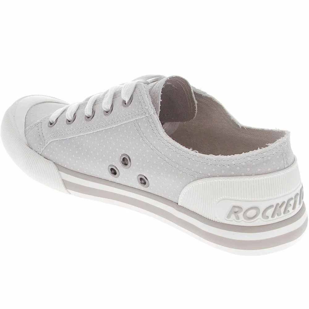 Rocket Dog Jazzin Lifestyle Shoes - Womens Grey Polka Dot - Image 3