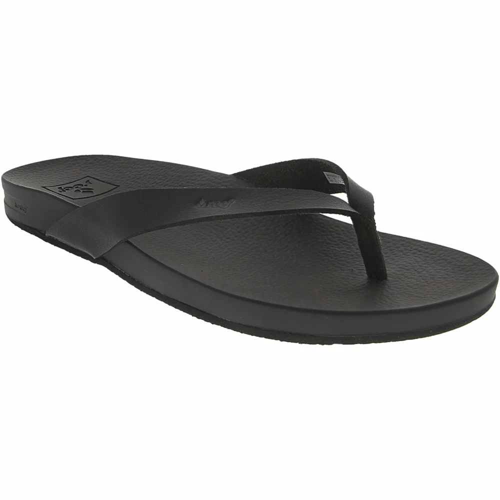 Reef Cushion Bounce Court Flip Flops - Womens Black - Image 2