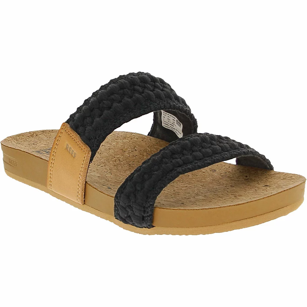 Reef Cushion Vista Thread Sandals - Womens Black - Image 2