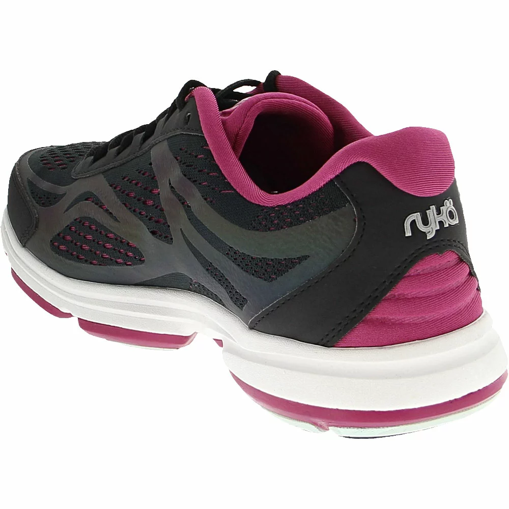 Ryka Devotion Plus 2 Walking Shoes - Womens Black Pink - Image 3