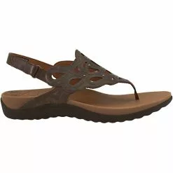 Rockport Ridge Sling Flip Flops - Womens Bronze