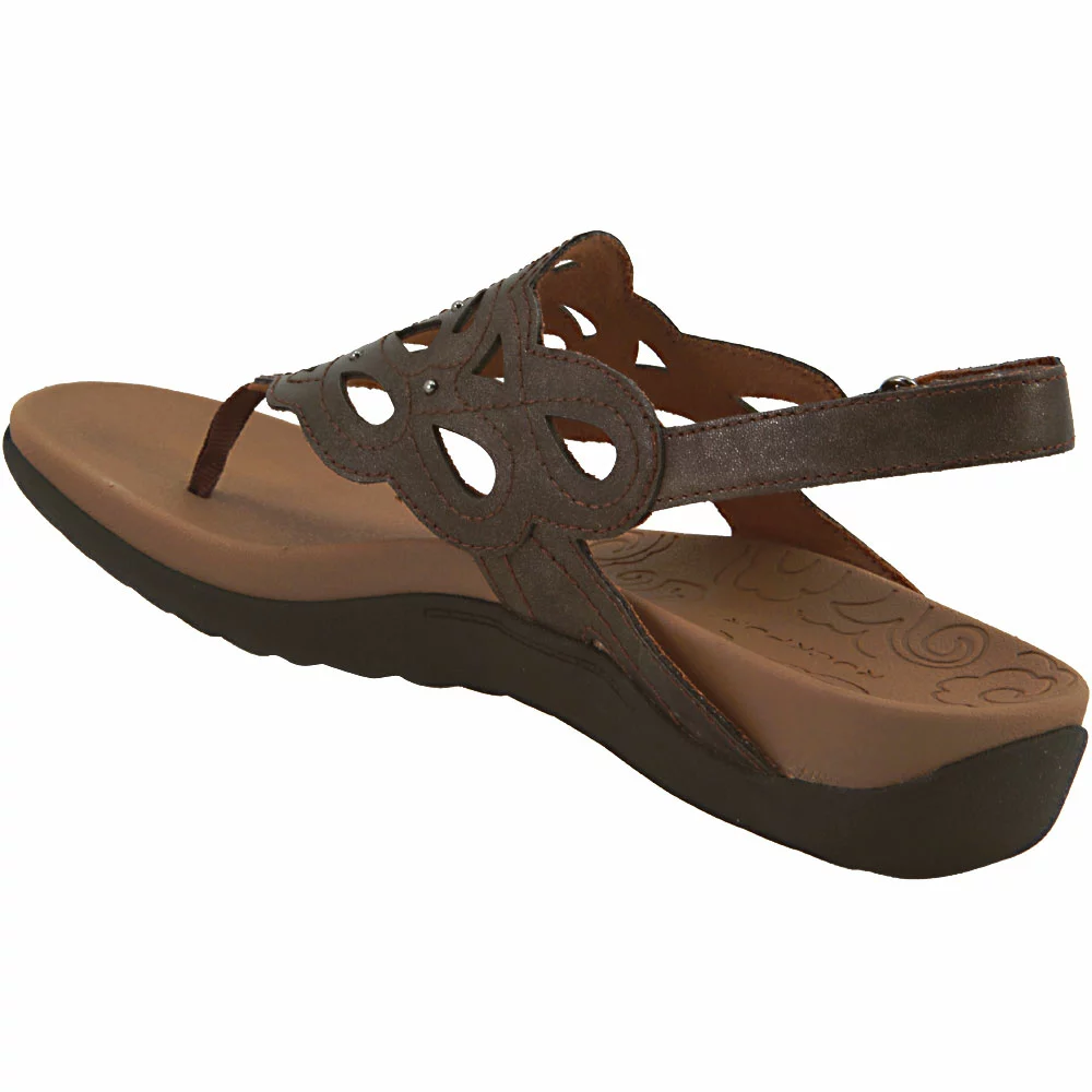 Rockport Ridge Sling Flip Flops - Womens Bronze - Image 3